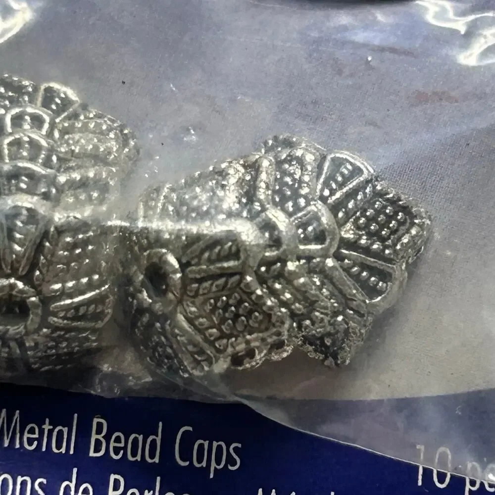 Blue Moon Beads Silver Findings Lot Butterfly Heart Toggle